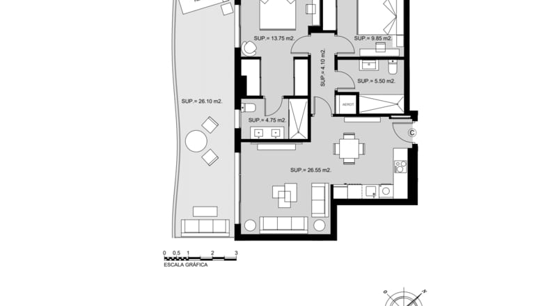 Apartamentos(2) - Myramar Costa